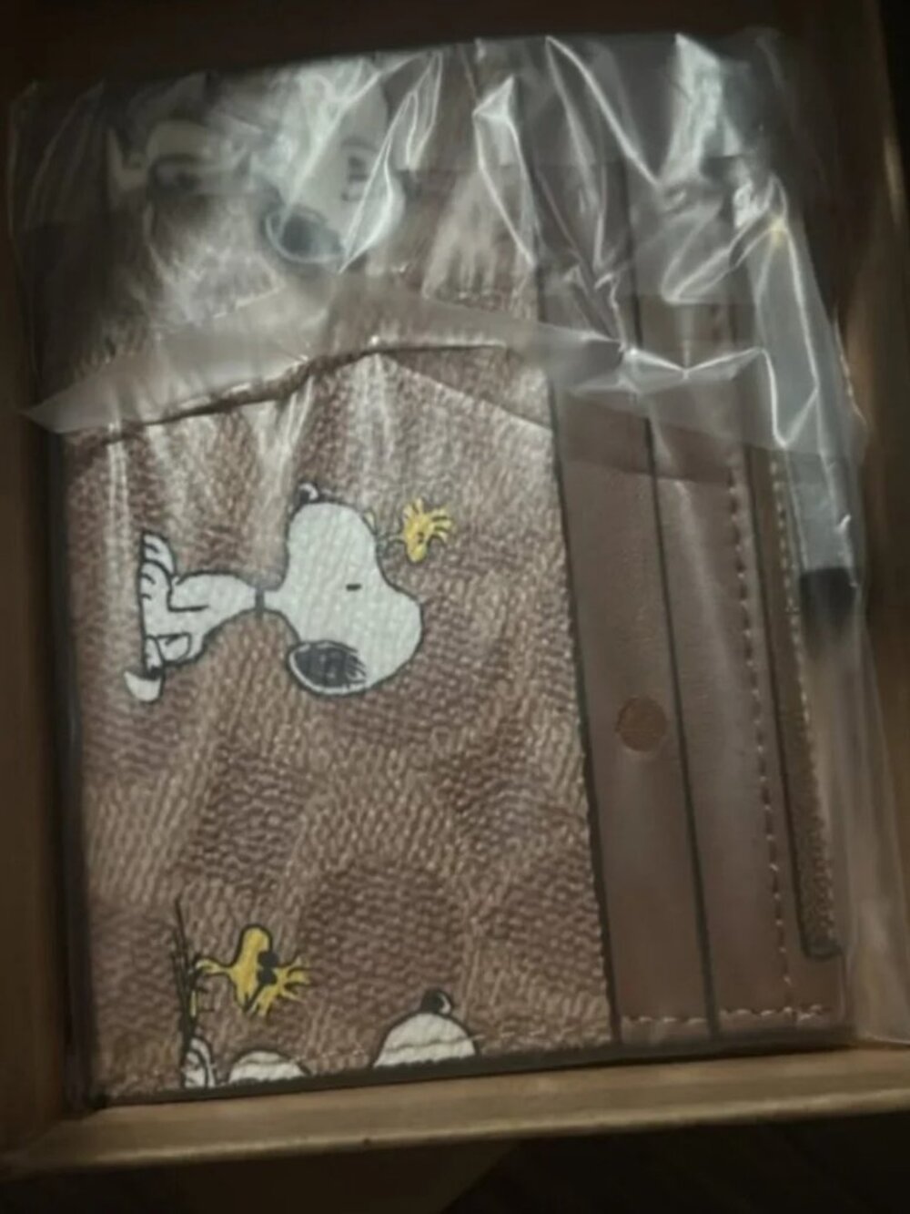 Coach x Peanuts Mini Skinny ID Case Signature Canvas with Snoopy Print CBT14 – N - Picture 1 of 4